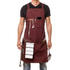 Chef&#39;s Cooking Apron - Brown Red